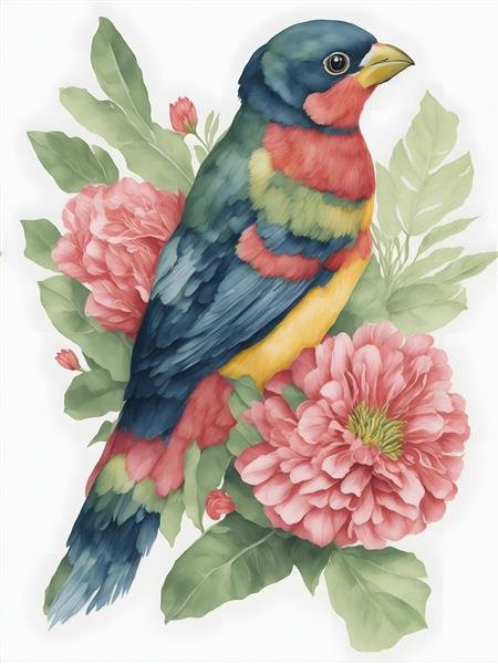 عکس گنجشک رنگی