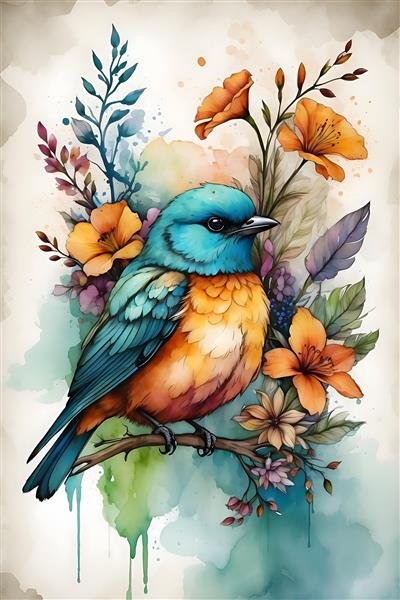 عکس گنجشک عاشق