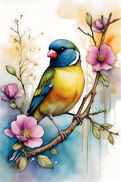 عکس گنجشک عاشق