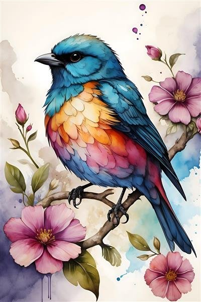 عکس گنجشک عاشق