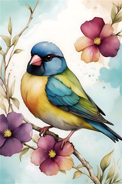 عکس گنجشک عاشق