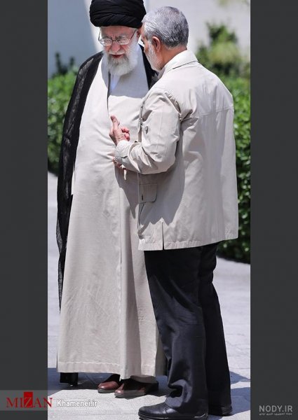  عکس سردار سلیمانی با رهبر با کیفیت بالا