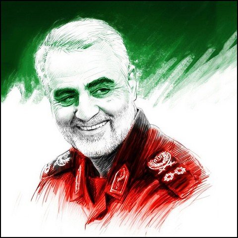  عکس سردار سلیمانی با کیفیت بالا