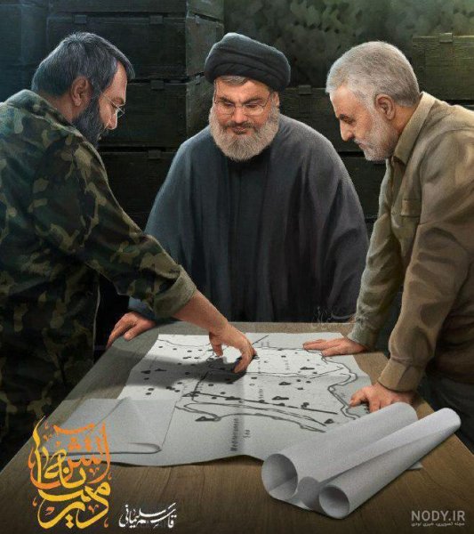 عکس سردار سلیمانی در جنگ برای پروفایل