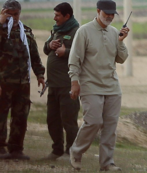  عکس سردار سلیمانی در جنگ برای پروفایل