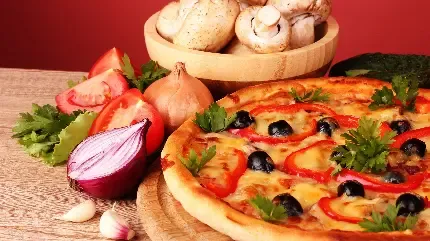  عکس پیتزا فیک برای استوری