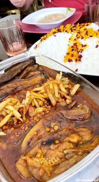 عکس فیک غذا در رستوران