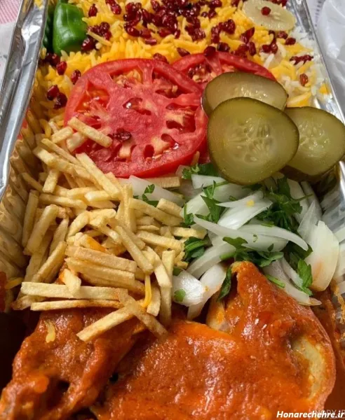 عکس فیک غذا در رستوران