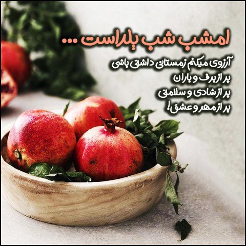  استوری شب یلدا واتساپ