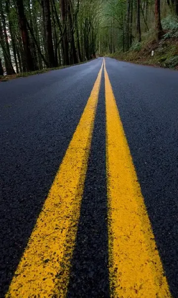 عکس جاده طبیعی