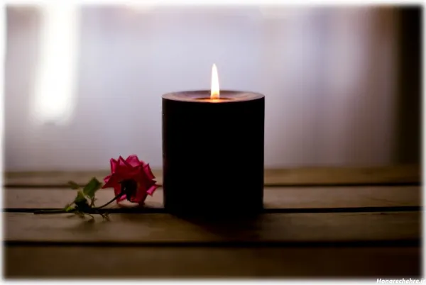  عکس شمع دلتنگی