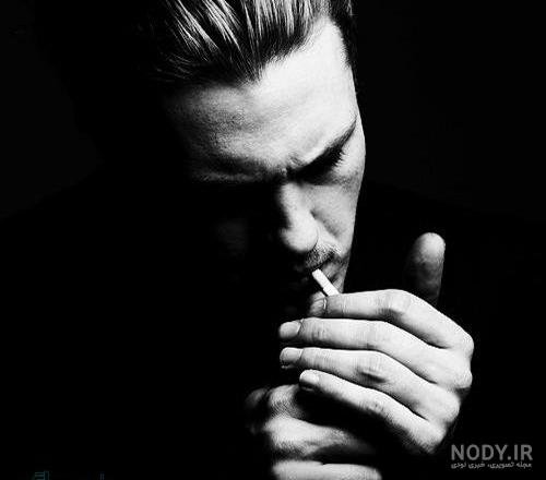  عکس مرد تنها با سیگار