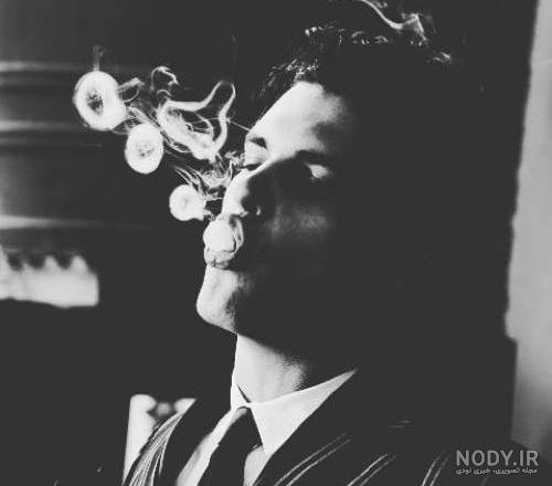  عکس مرد تنها با سیگار