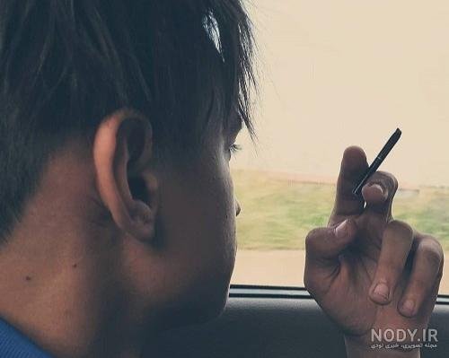  عکس مرد تنها با سیگار