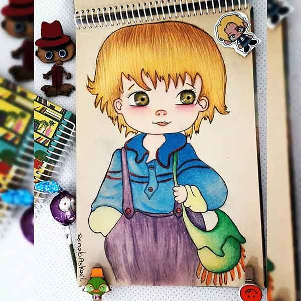 عکس های نقاشی کیوت