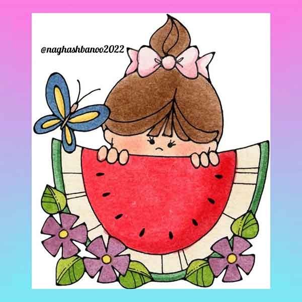  عکس های نقاشی کیوت