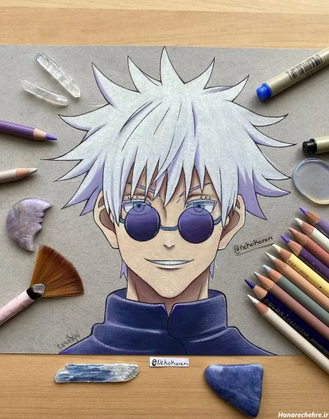  عکس های نقاشی انیمه ای