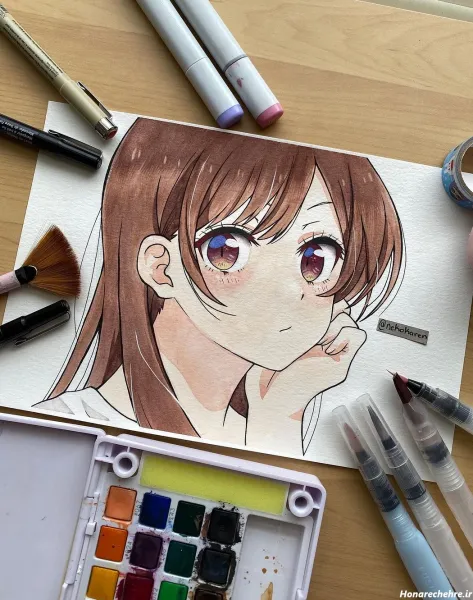  عکس های نقاشی انیمه ای