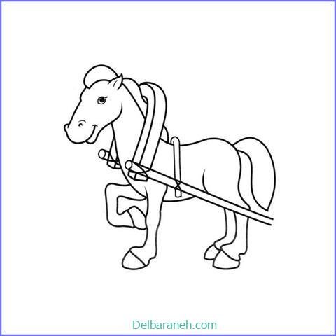  عکس های نقاشی اسب