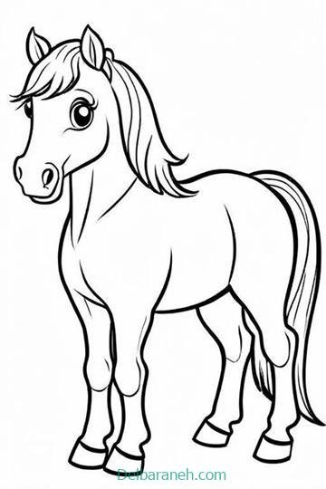  عکس های نقاشی اسب