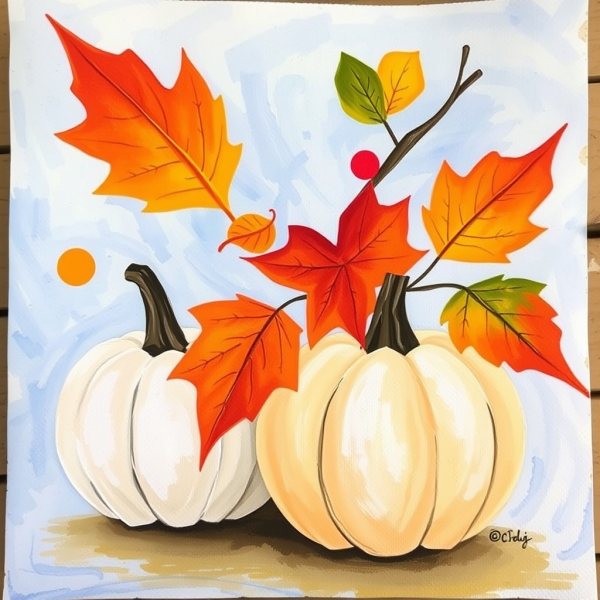 عکس های نقاشی پاییز