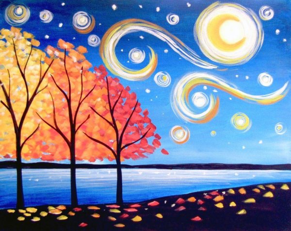  عکس های نقاشی پاییز