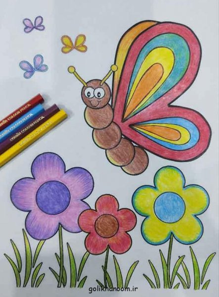  عکس های نقاشی پروانه