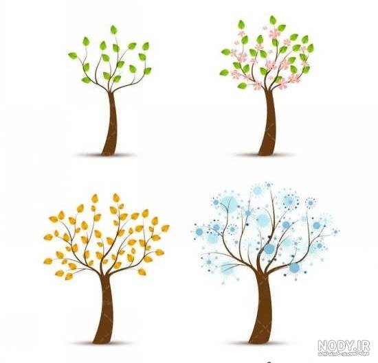  عکس های نقاشی چهار فصل