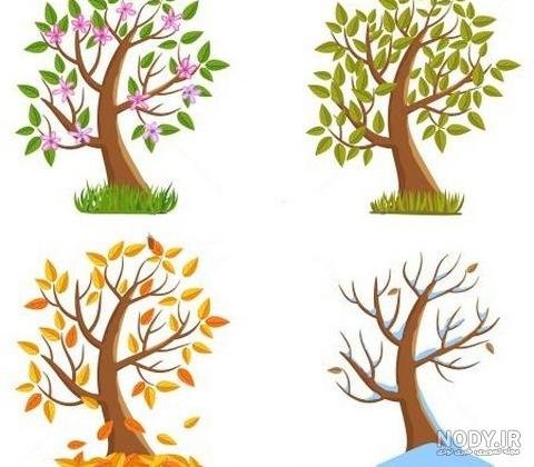  عکس های نقاشی چهار فصل