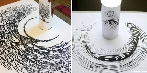  عکس نقاشی سه بعدی