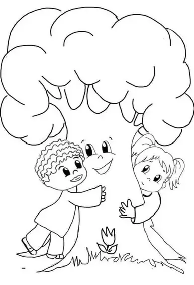  عکس های نقاشی درخت چنار