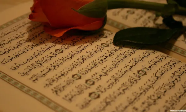  والپیپر گل و قرآن