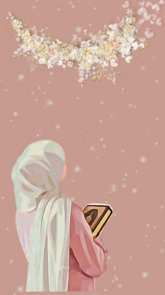  عکس قران در دست دختر کارتونی