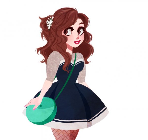  عکس دختر دوست داشتنی فانتزی