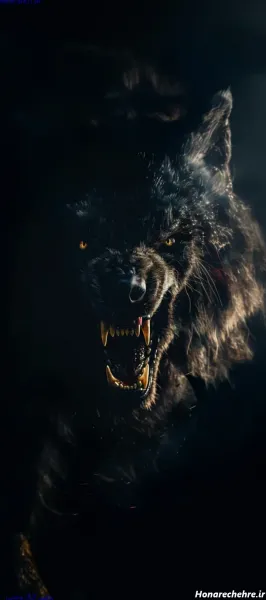  تصویر زمینه گرگ ترسناک
