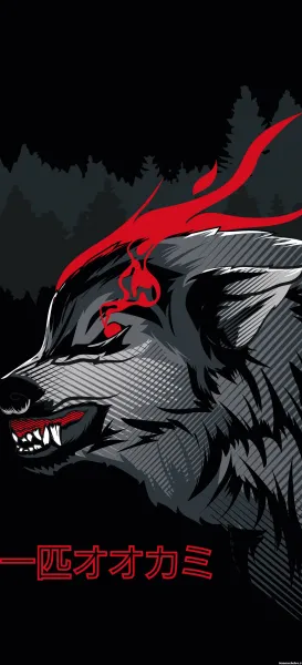 تصویر زمینه گرگ خفن