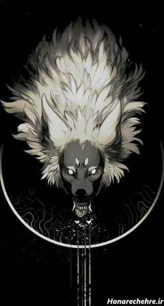 تصویر زمینه گرگ خفن