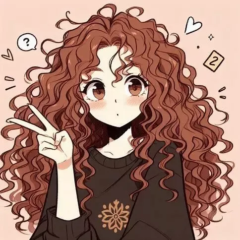 عکس دختر مو فرفری زشت