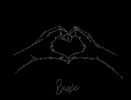  عکس قلب با دست دختر و پسر