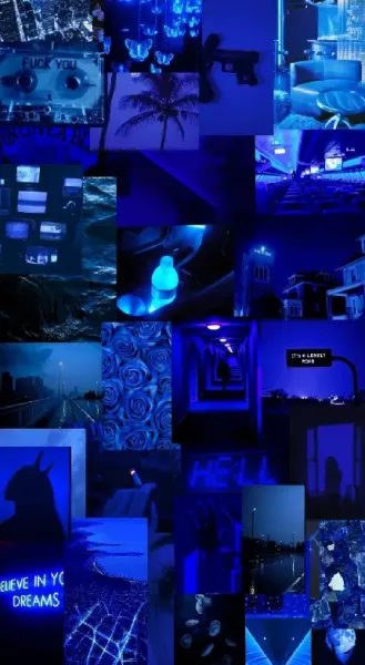  عکس زمینه چند تکه ای آبی برای استوری