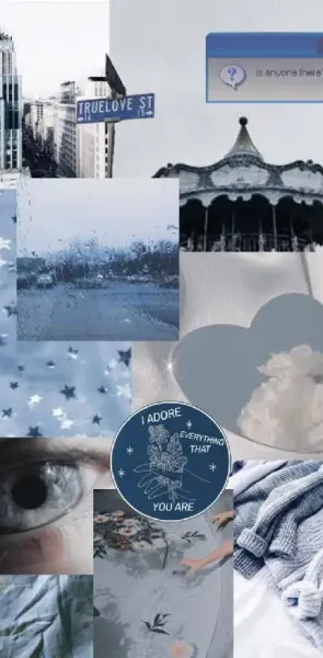  عکس آبی خاکستری برای تصویر زمینه گوشی