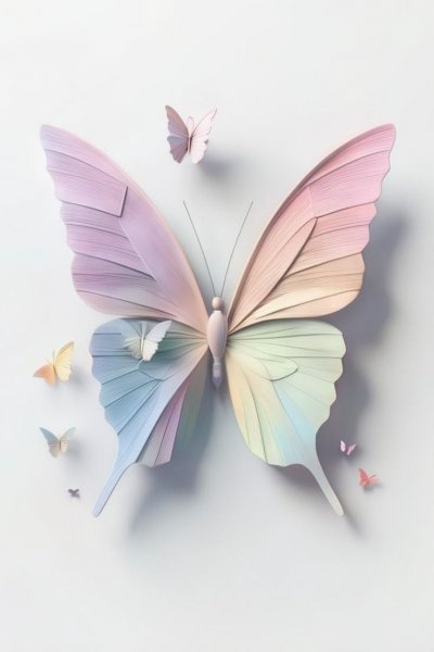  عکس پروانه صورتی برای پروفایل