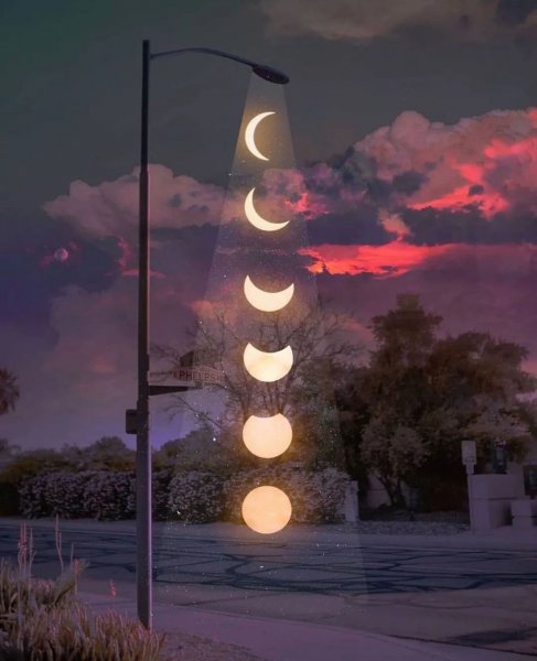  والپیپر زیبای ماه و خورشید