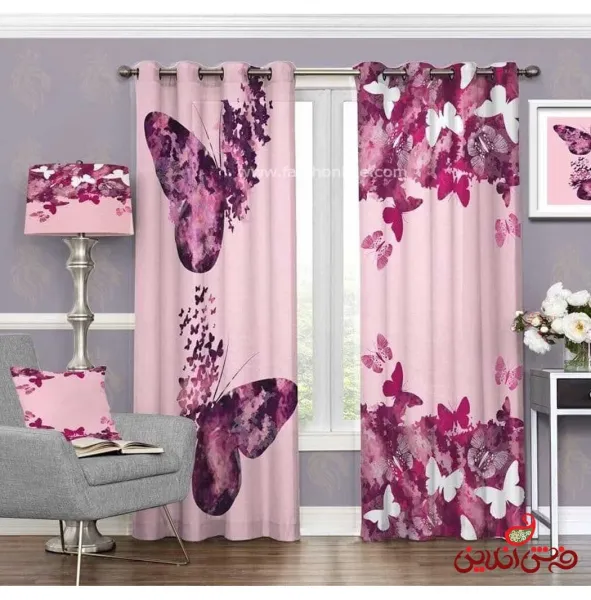  عکس گل و پروانه صورتی برای تصویر زمینه