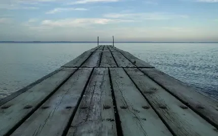  عکس اسکله چوبی زیبا و عاشقانه برای گوشی