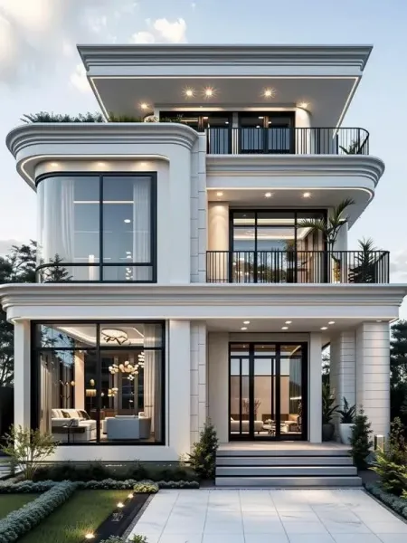  عکس خانه ویلایی شیک