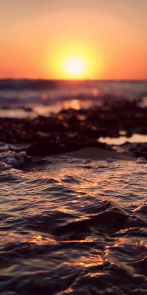 عکس غروب آفتاب برای والپیپر گوشی