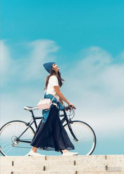 عکس دوچرخه سواری برای پروفایل