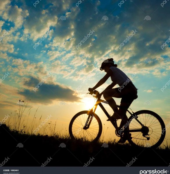 عکس دوچرخه سواری برای پروفایل