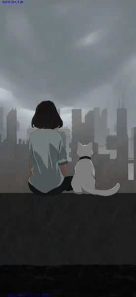  تصویر زمینه دختر غمگین گوشی آیفون